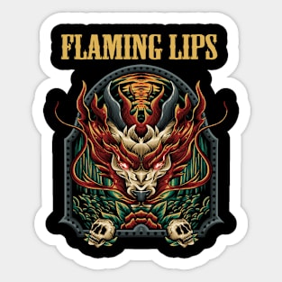 FLAMING LIPS BAND Sticker